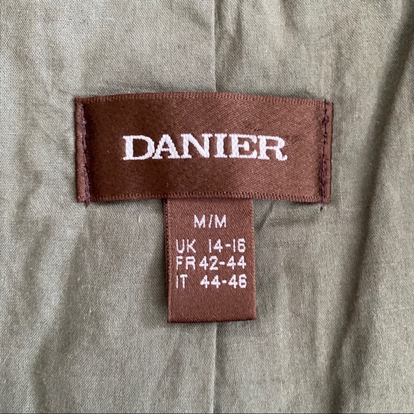 Danier Women’s Green Leather Jacket - M/L - Picture 4 of 4